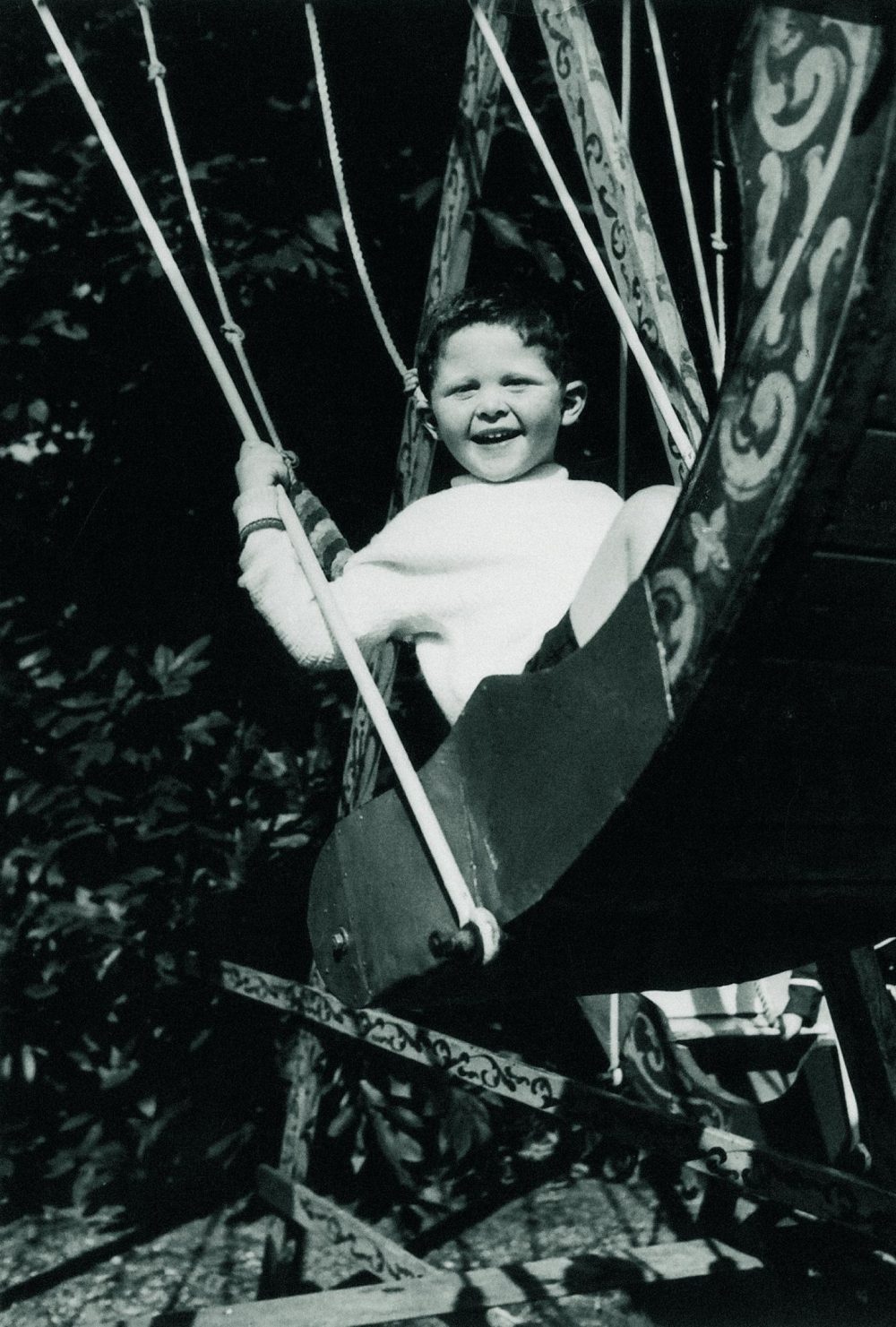 Mick Hucknall, aged 3, destined to enjoy the Fairground