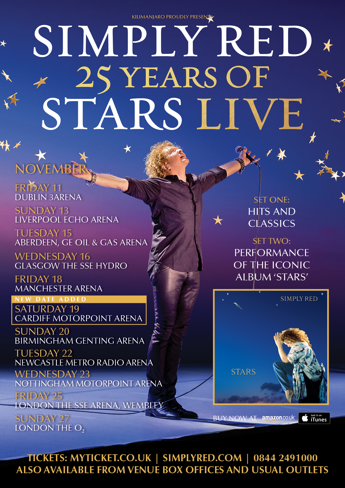 Cardiff date added to Stars tour Simply Red